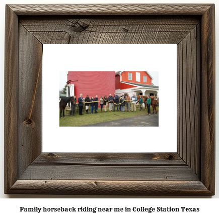 family horseback riding near me in College Station, Texas